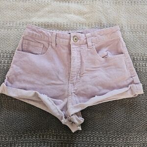 Forever 21 Women's Light Purple Corduroy Shorts Size 27